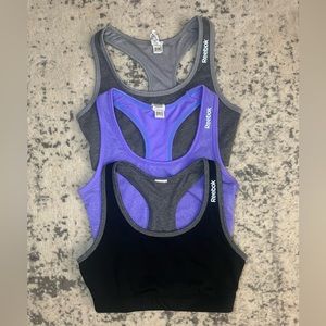 3 Reebok Reversible Sports Bras